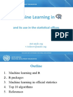 Machine Learning in R: and Its Use in The Statistical Offices