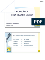 Biomecánica Lumbar