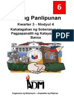 Araling Panlipunan: Kwarter 3 - Modyul 4