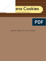Banana Cookies: (Photo Space For The Cookie)