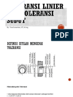 Toleransi Linier Dan Toleransi Sudut