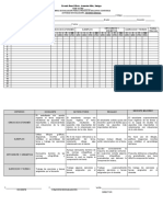 RÚBRICA DE EVALUACIÓN DE INFORME SEMANAL