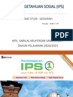 IPS Geografi Pertemuan 2 Kelas VII - Rudini, S.PD (Daring)