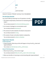 Physioex Lab Report: Pre-Lab Quiz Results