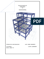 Structural Analysis and Design Report of Residential Building