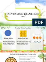 Math S2 - W5 Halves and Quarters