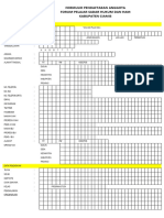 Formulir Pendaftaran Anggota