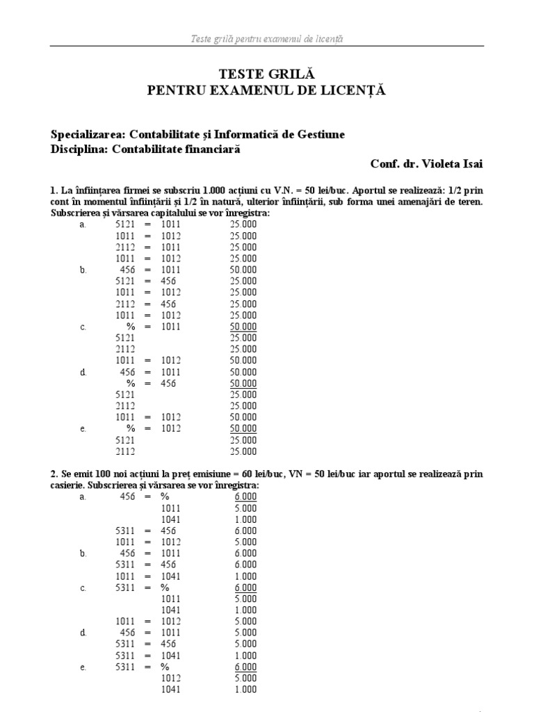 Contabilitate Financiara