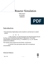 Batch Reactor Simulation Optimization