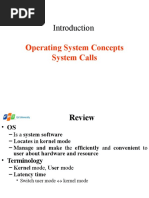 Operating System Concepts System Calls