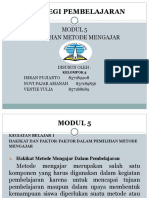 Strategi Pembelajaran (Kel 5-Modul 5 - Kls C)