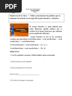 Tilde Diacritico y Dierético Quinto Basico