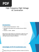 High Frequency High Voltage