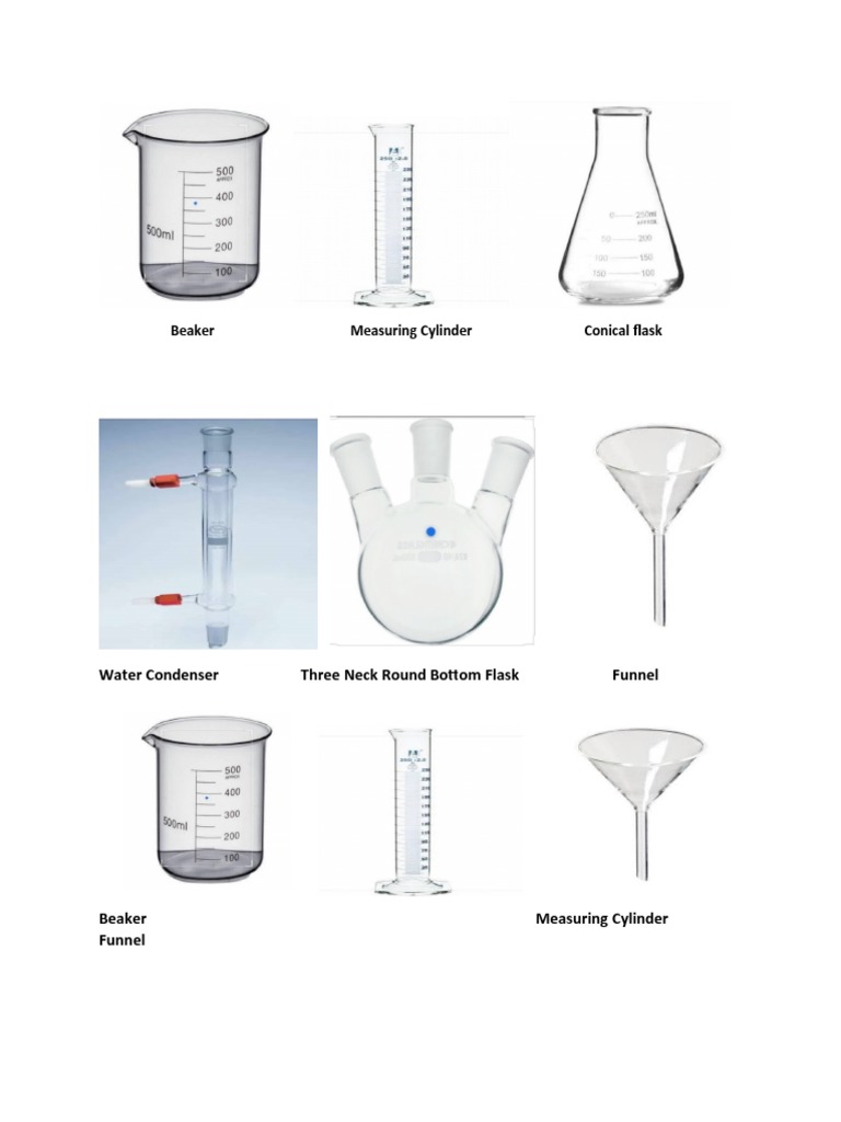 Laboratory Glassware and Equipment Guide | PDF | Art