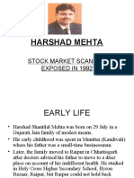 Harshad Mehta: Stock Market Scandal, Exposed in 1992