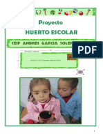 Proyecto Huerto Escolar Garcia