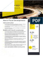 Union Budget 2021: Macro-Fiscal Developments