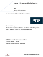 WP - Division and Multiplication 3 Digit