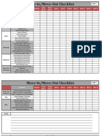 Campus Move-in and Move-out Checklist