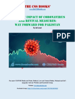 Economic Impact of Coronavirus and Revival Measures Way Forward For Pakistan