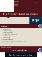 File System vs Database Approach