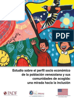 Blouin, C. (2019). Estudio sobre el perfil socio económico de la población venezolana y sus comunidades de acogida (1)