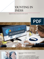Accounting in Business