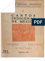 Concha Michel, Cantos Indígenas de México