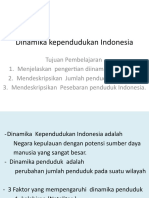 Dinamika Kependudukan Indonesia