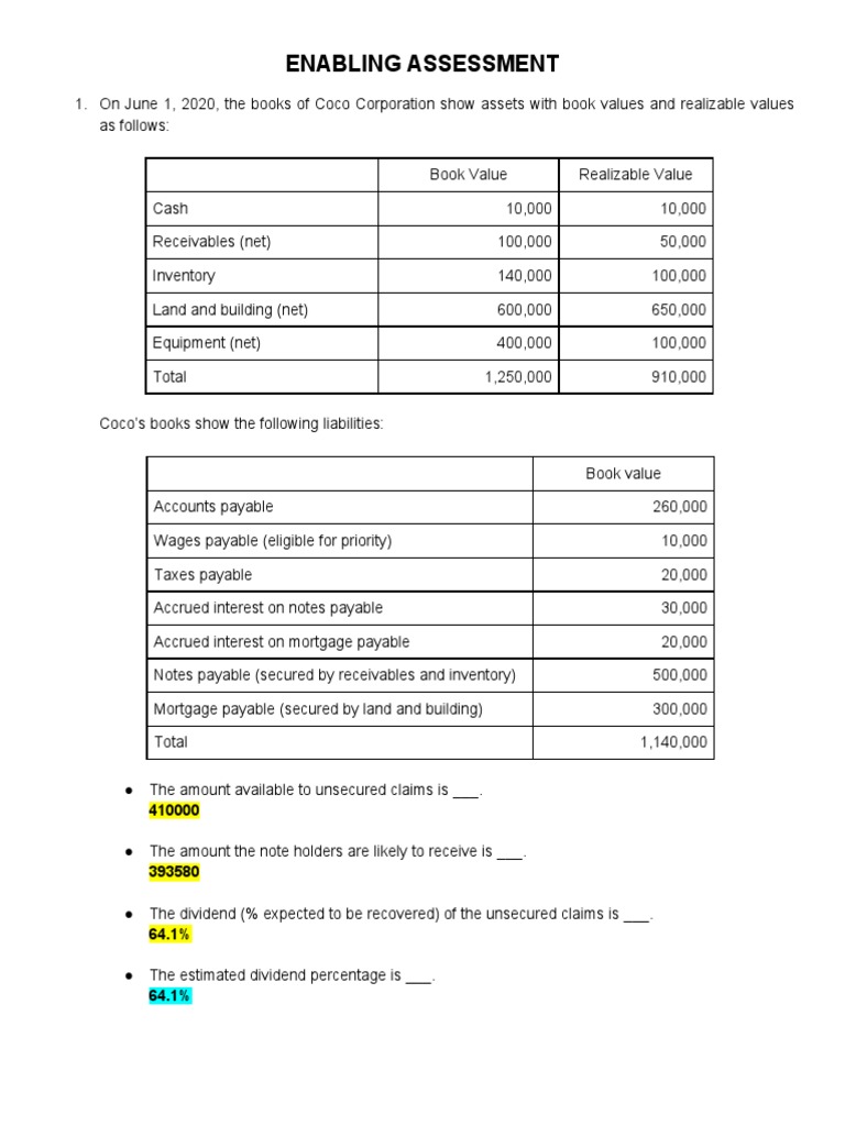 Cla 8 | PDF | Finance & Money Management