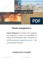 Disaster Management: Name Munendra Chauhan Bhoopendra Chauhan Nivedita Dev