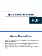Bahasa Indonesia EYD