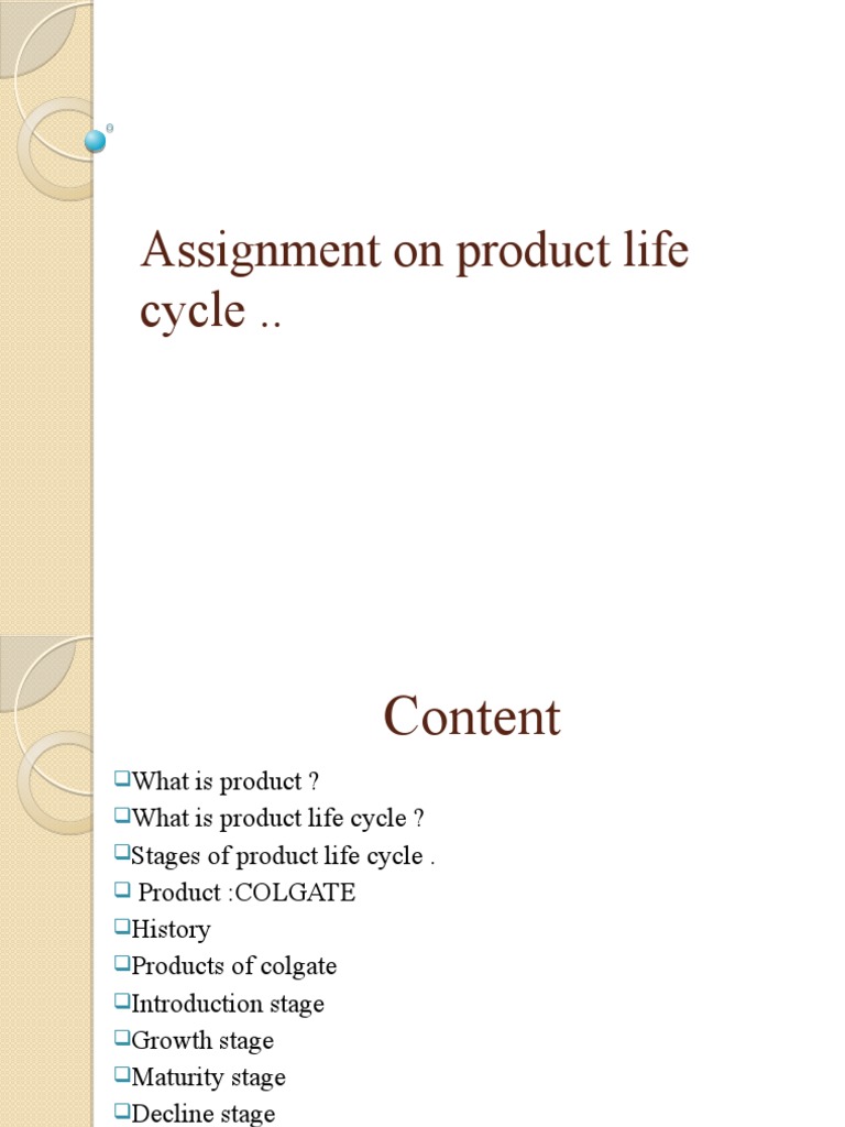 Assignment On Product Life Cycle PDF Business Wellness