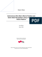 Autonomous Nine Men's Morris Position and Game State Recognition Using A Humanoid Robot Platform