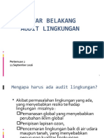 PT 2 Latar Belakang Audit Lingkungan