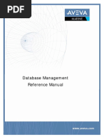 Database Management Reference Manual