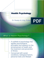 Health Psychology: Dr. Rosalyn M. King, Professor
