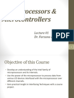 Microprocessors & Microcontrollers: Dr. Farzana Kulsoom