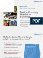 Design Planning Manual For Buildings: A Brief Summary For Project Managers and Procurement and Design Practitioners