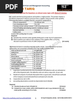 GIFT - CAF 8 Master Questions With Solutions & Marks - Caf 8 Sir Saud Tariq ST Academy