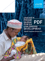 Unicef'S Programme Guidance For Early Childhood Development