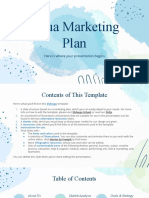 Aqua Marketing Plan by Slidego
