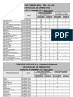 Concurso Publico 2010 Posicao 10 11 2010