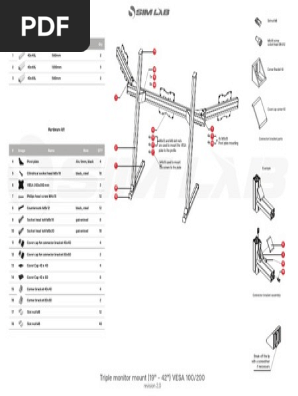 triple-monitor-mount-100-200-schematics