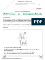 Infinitif Avec_sans « Zu » – La Conjugaison Allemande