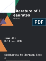 Literature of Leaurates