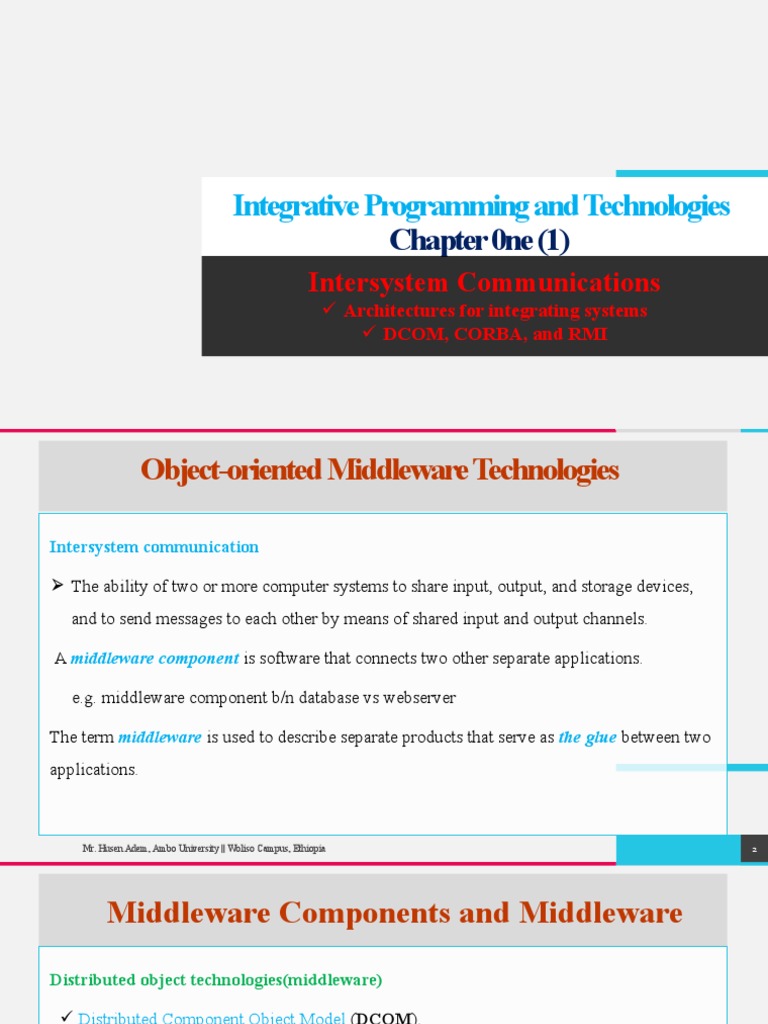 Integrative Programming And Technologies Ppt