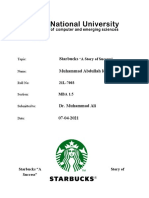 21L-7003 Sec - MB-211B Starbucks Assignment