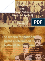 Jose Rizal and Philippine Nationalism (National Symbol) Group 1