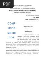 Cómputos Métricos
